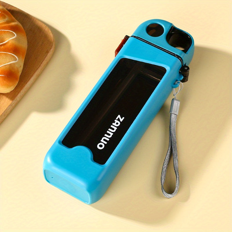 Summer Leakproof Square Water Bottle With Scale