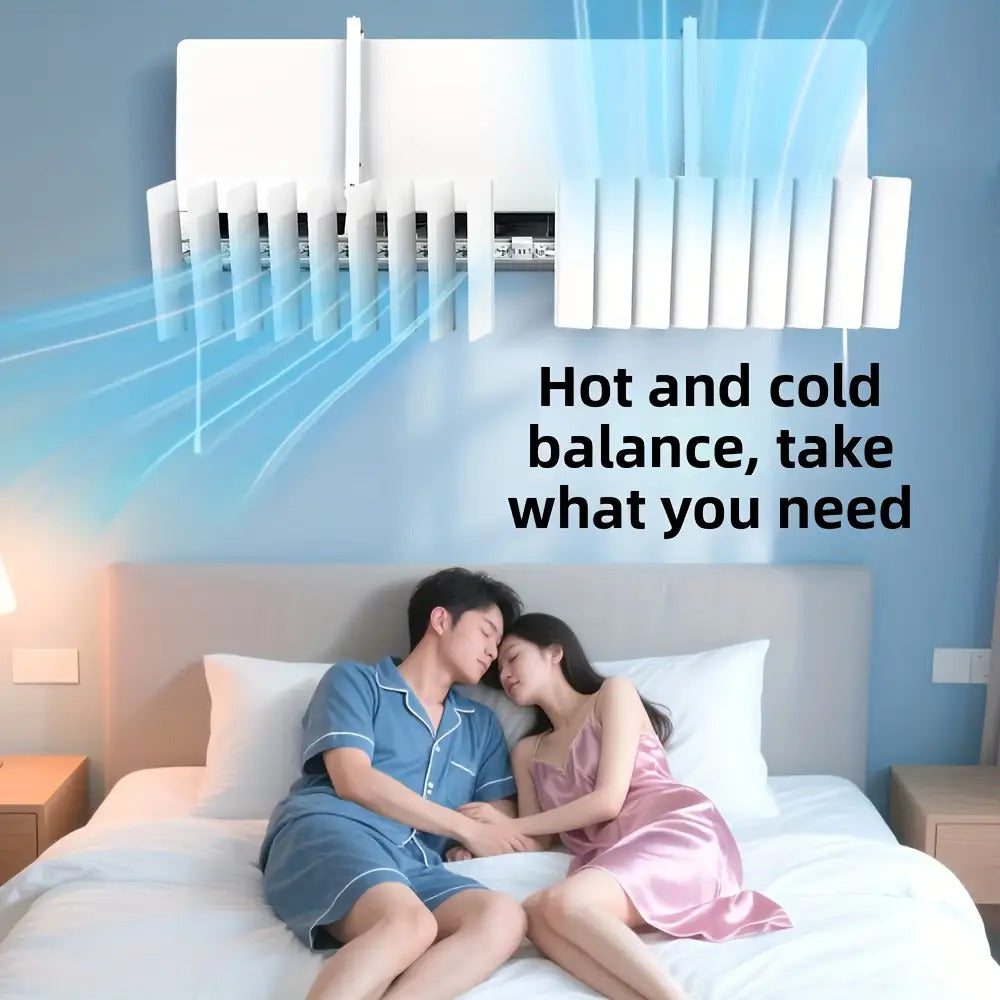 2pcs 2025 new easy to use air conditioner air deflector