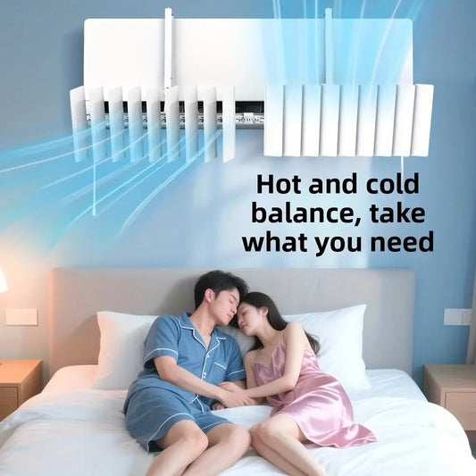 2pcs 2025 new easy to use air conditioner air deflector
