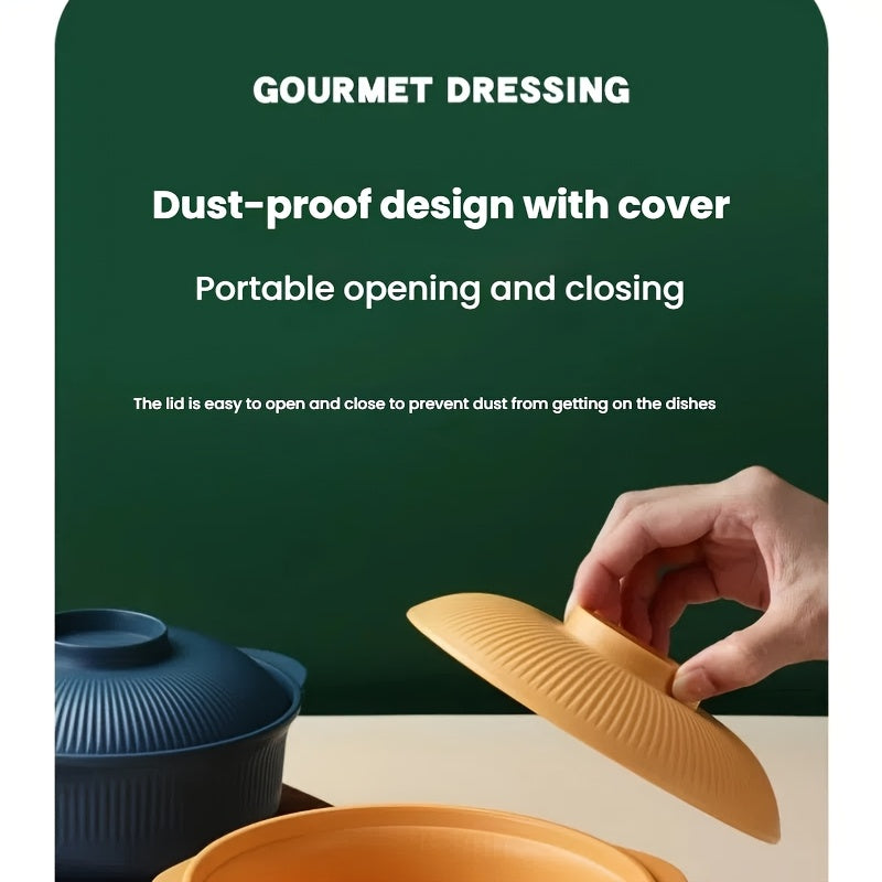 12 sets of modern circular card bowls