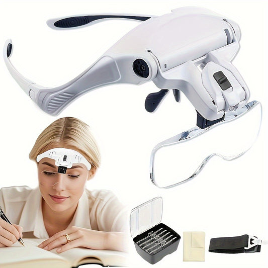 Lightweight LED Head-Mounted Magnifier