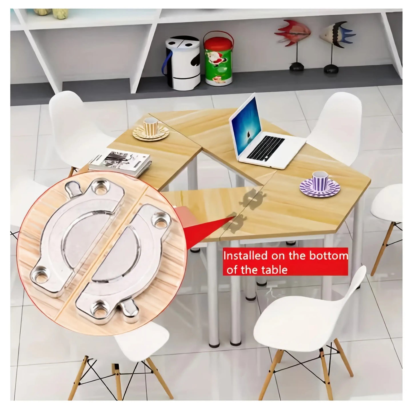 Durable 2-Pack Metal Desktop Connectors