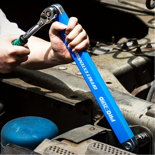 2-in-1 Multi-Function Ratchet Offset Extension Wrench