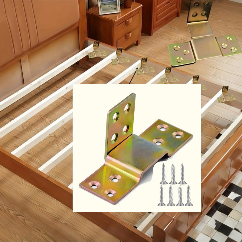 10 Set Heavy- Duty Solid Wood Bed Frame Hardware Kit
