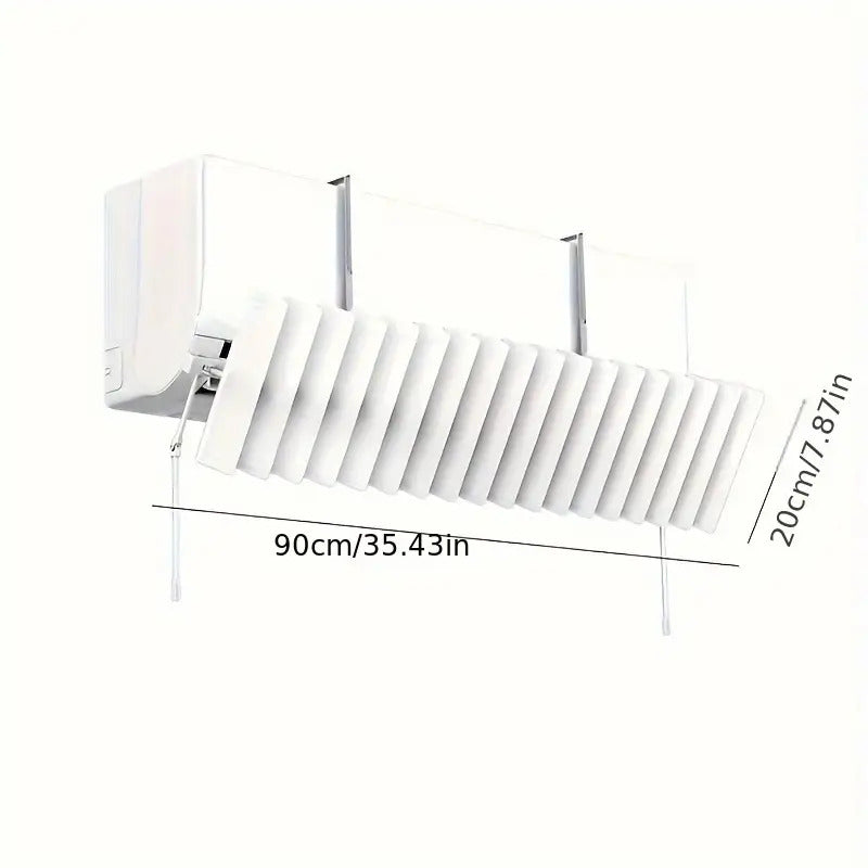 2pcs 2025 new easy to use air conditioner air deflector