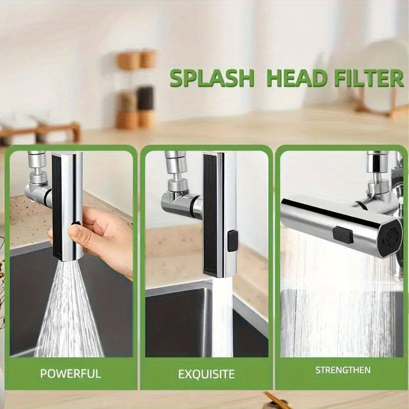 Splash-Proof Rotatable Faucet Aerator