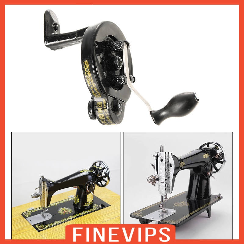 Hand crank for old household sewing machines