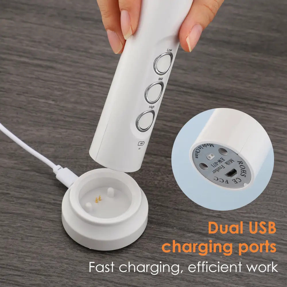 1pc Rechargeable 3-in-1 Electric Milk Frother