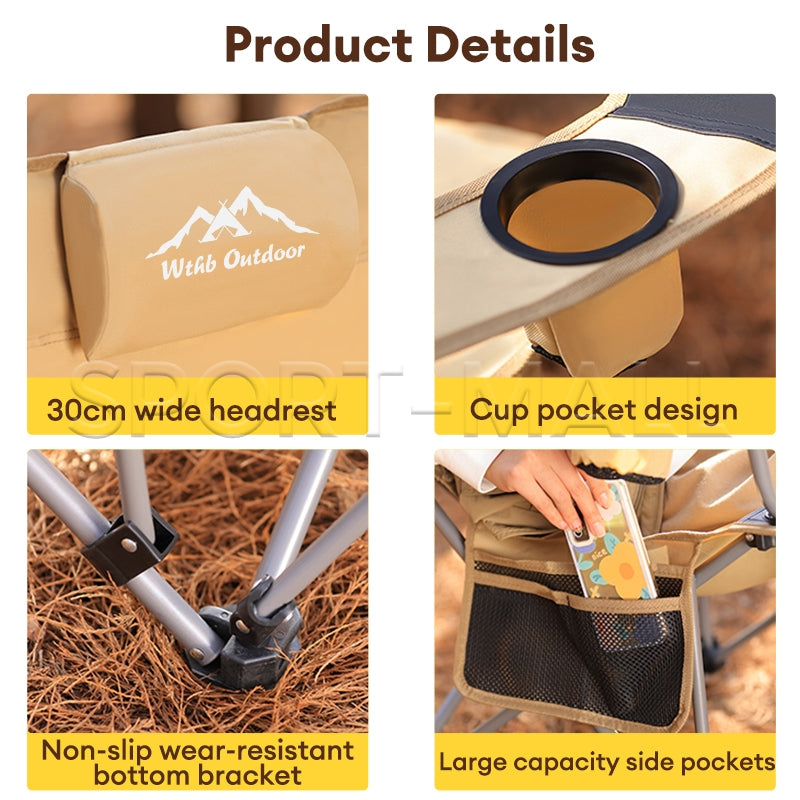 Portable Folding Recliner Lazy Chair