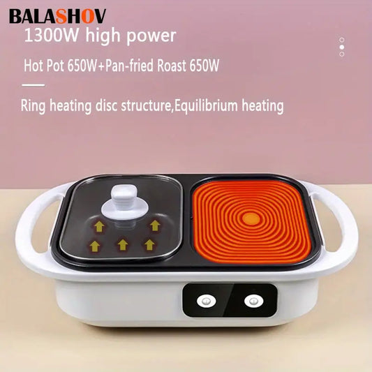 Multi - Functional Electric Hot Pot And Smokeless Grill