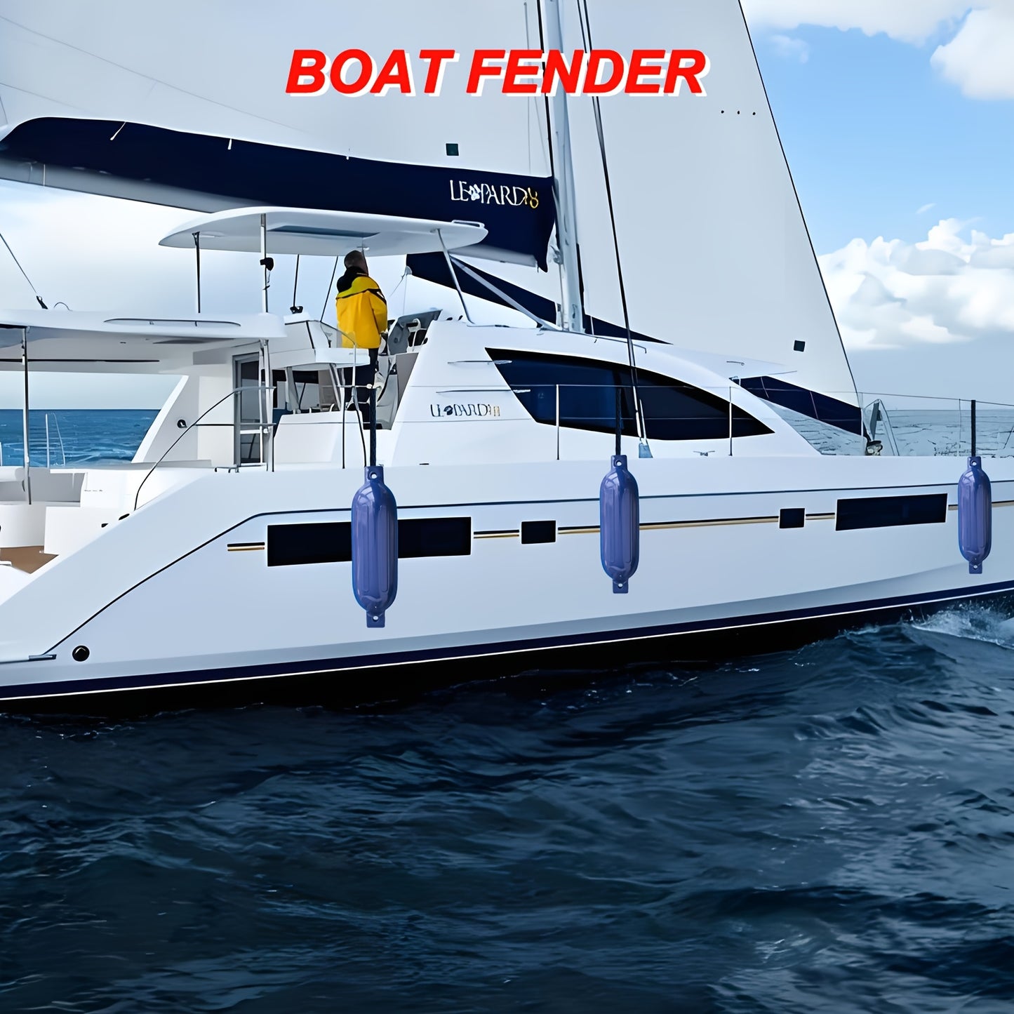 G Series Marine Yacht Fenders - Durable PVC Boat Bumpers