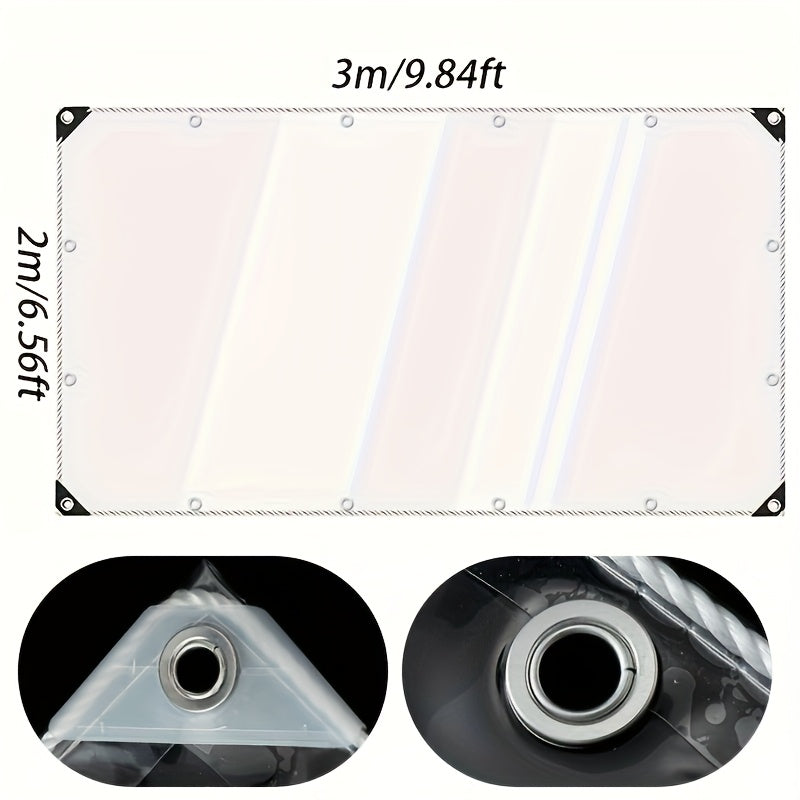 Heavy-Duty Transparent PVC Waterproof Cloth