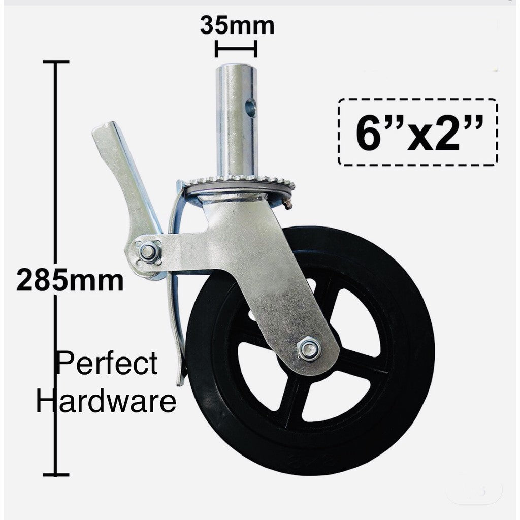 Heavy Duty Scaffolding Casters PU Wheel