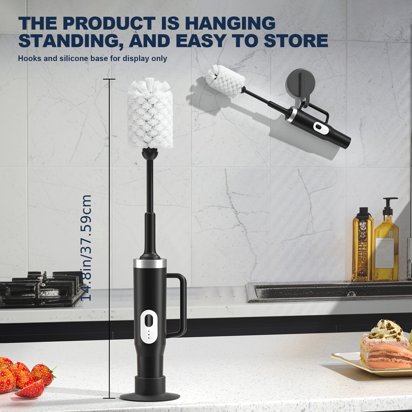 1pc  Electric Cleaning Brush For Mugs