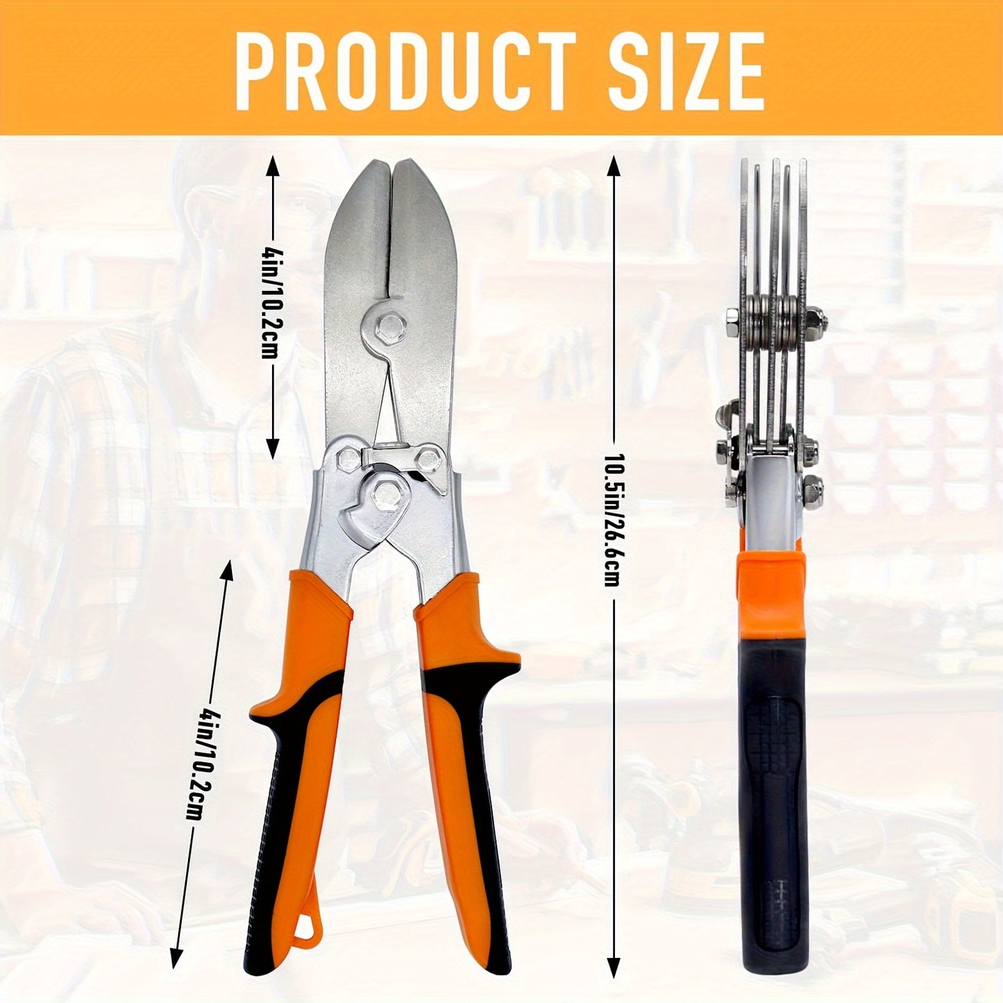 1pc  Heavy-Duty Steel Tube Reduction Pliers