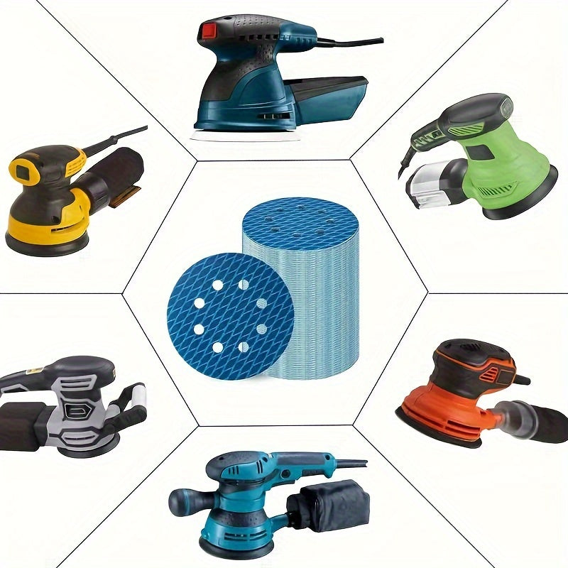 Heavy-Duty 100pcs Diamond Pattern Sanding Discs