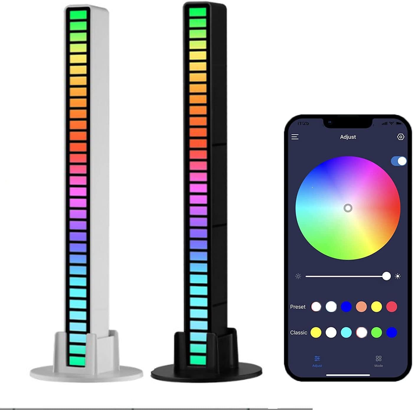 Wireless Sound Activated RGB Light Bar