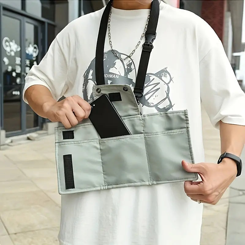 Versatile Nylon Crossbody Phone Bag with Passport Holder - Water-Resistant, Lightweight & Foldable for Travel