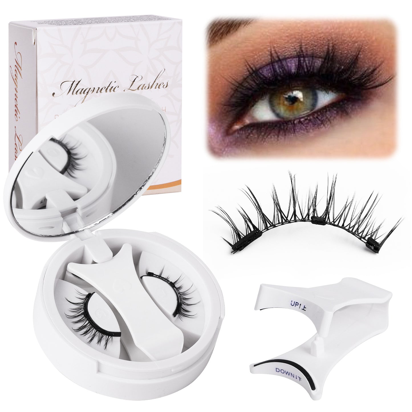 Magnetic false eyelashes