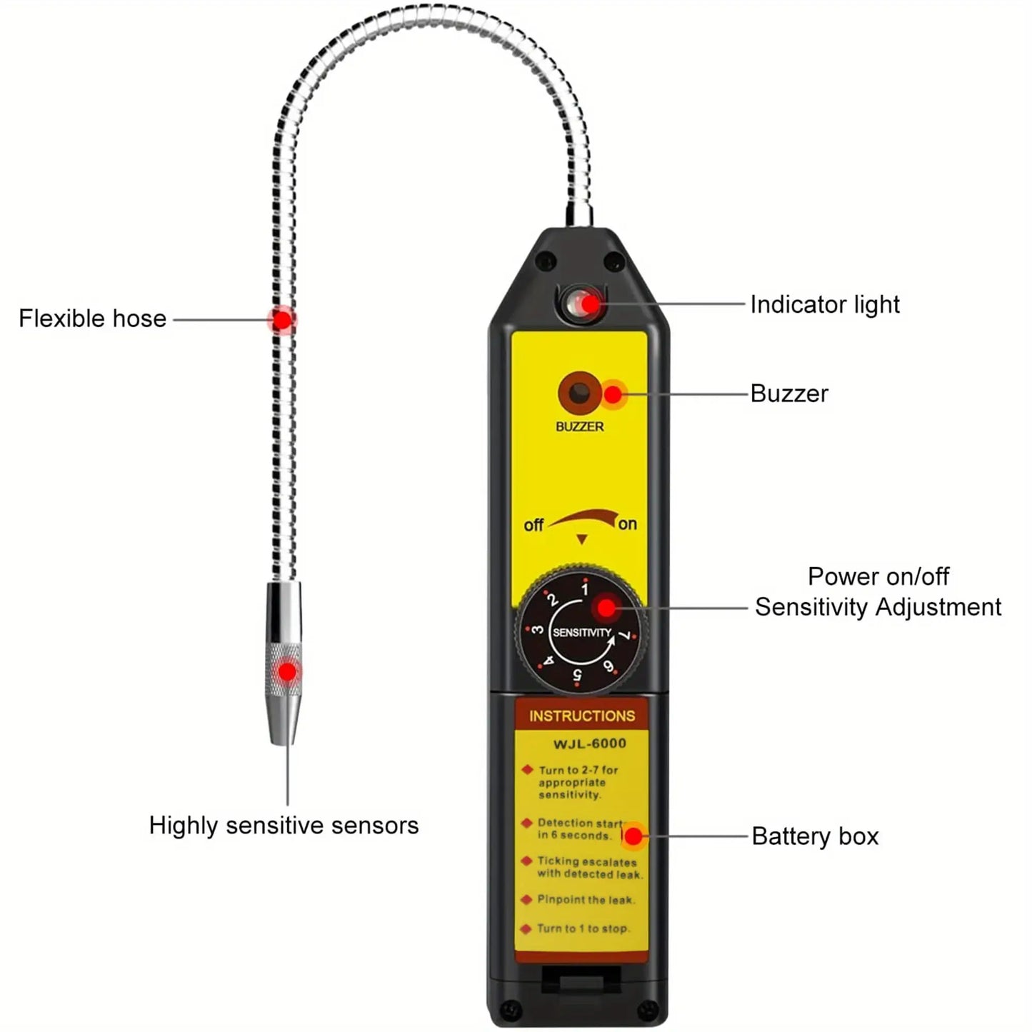 Refrigerant Halogen Leak Detector