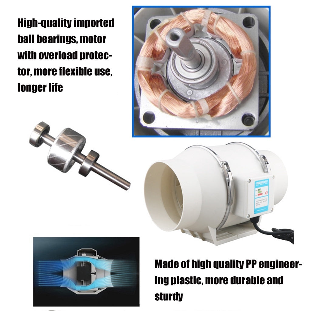 Exhaust Fan,  Silent Duct Fan