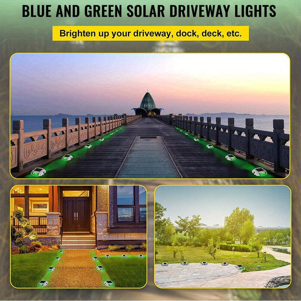Courtyard and Lawn Solar Road Stud Lights