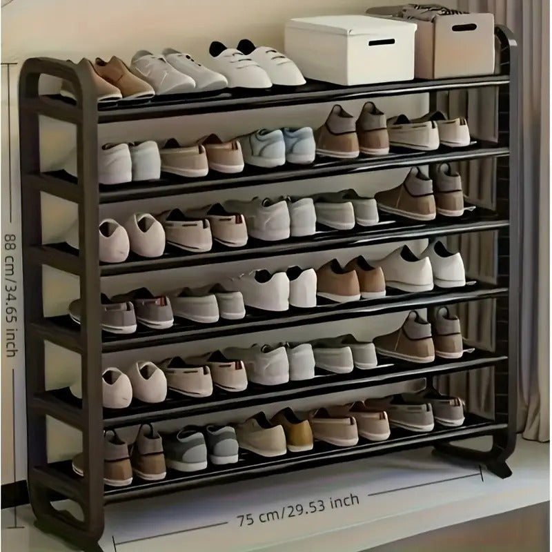 Space-Saving Luxury 5-Tier Metal Shoe Rack Holds