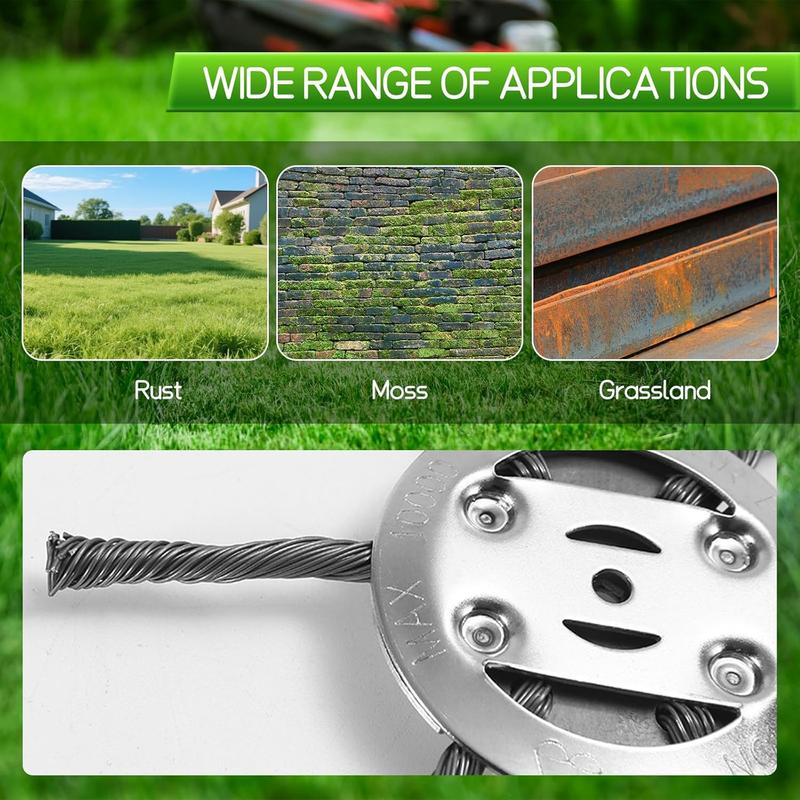6-inch Steel Wire Grass Trimmer Head