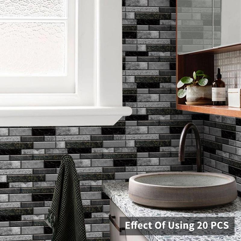 3D Effect Brick Wall Texture Sticker