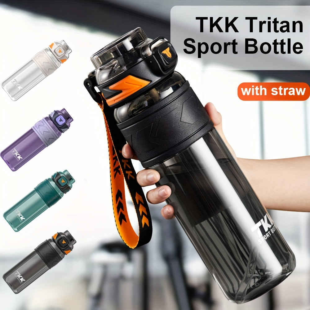 Portable Water Bottle with Straw Lid Straw Filter