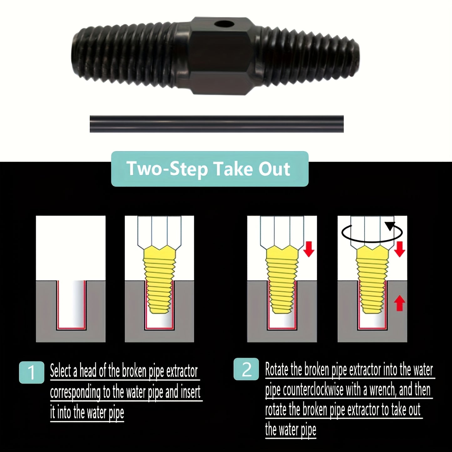 12pcs 4mm, 6mm Double-Ended Pipe Cutter