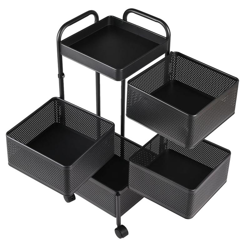 5-Tier Kitchen Storage Rack with Wheels
