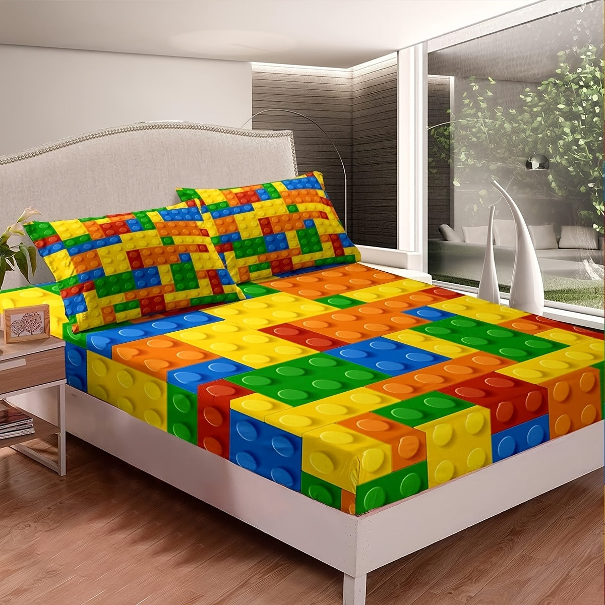 4pcs Games Bed Sheet Set