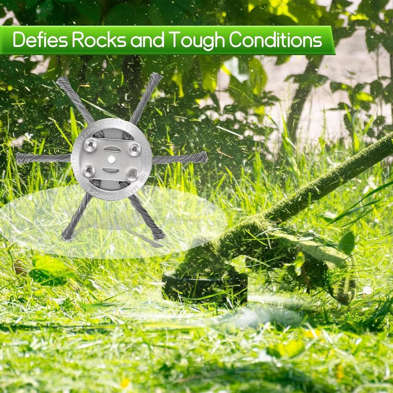 6-inch Steel Wire Grass Trimmer Head