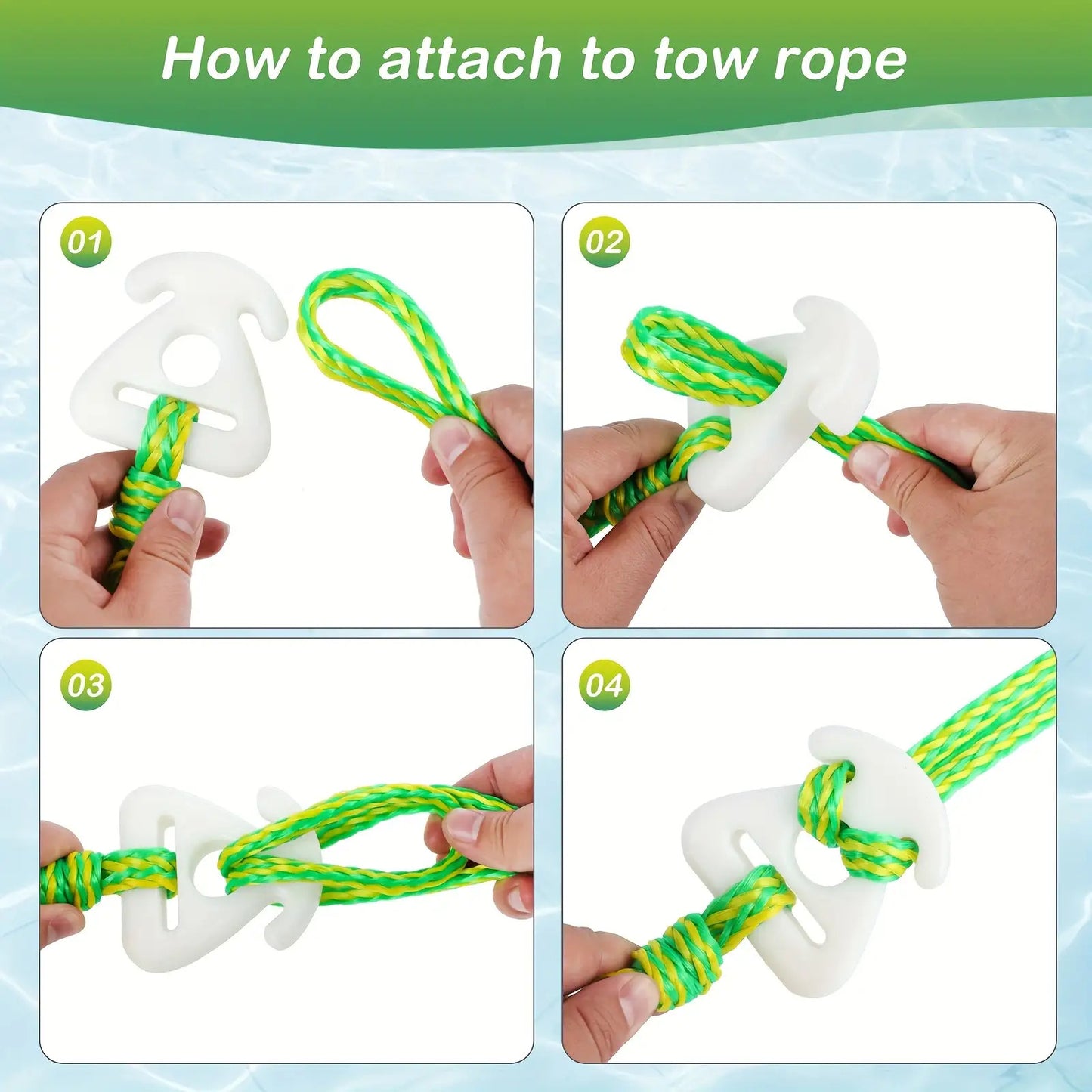 1100lb Heavy-Duty Self-Centering Boat Tow Harness