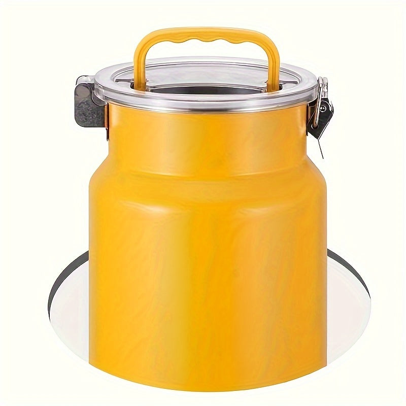 1pc 175oz Stainless Steel Food-Grade Airtight Food Storage Container
