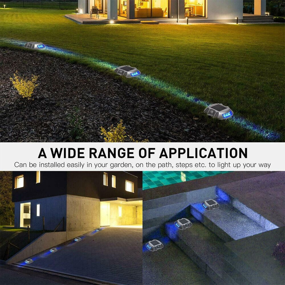 Courtyard and Lawn Solar Road Stud Lights