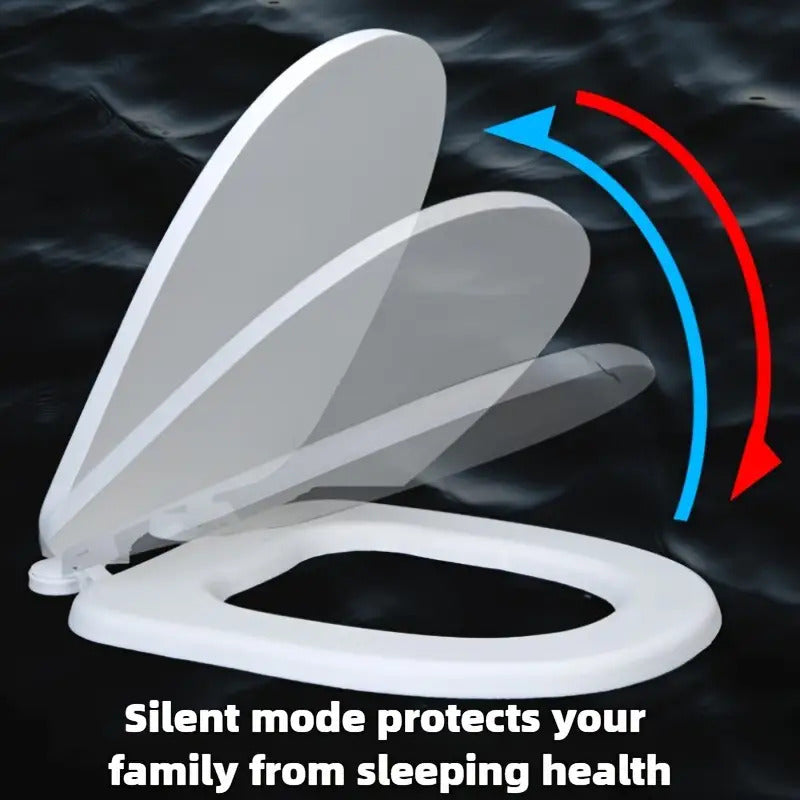 Non-Slip, Quick-Release Toilet Seat Cover