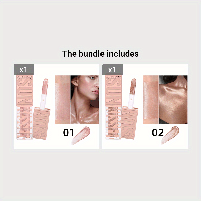 [Facial Brush Head Valentine's Gift] Liquid Highlighter