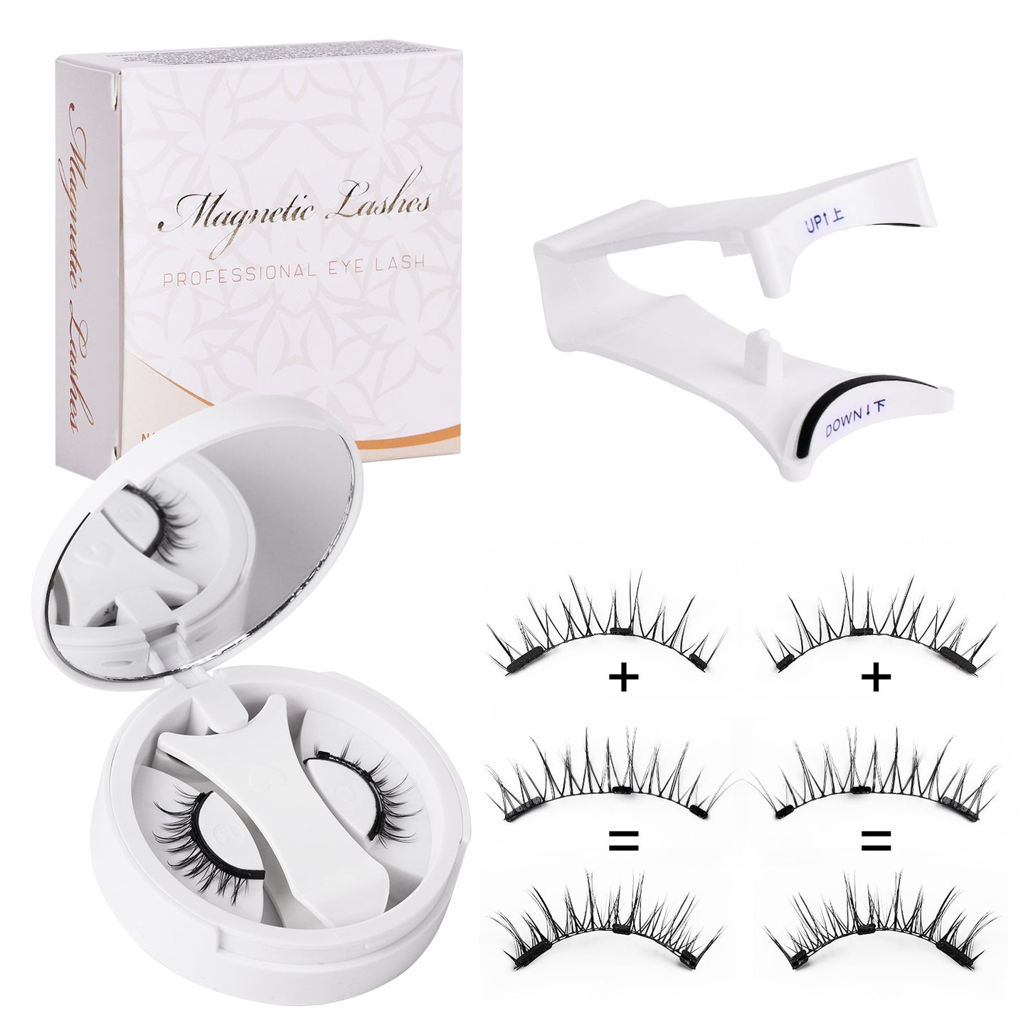 Magnetic false eyelashes