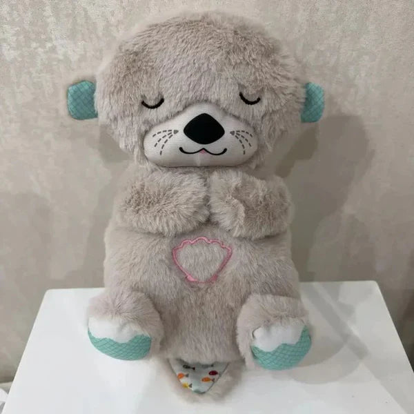 Musical Breathing Teddy with Glowing Heart