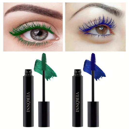 2-Pack Waterproof Colored Mascara Set
