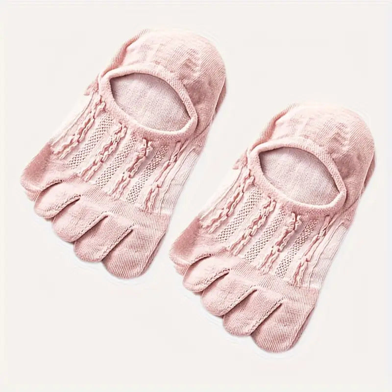 10 pairs of five finger mesh boat socks