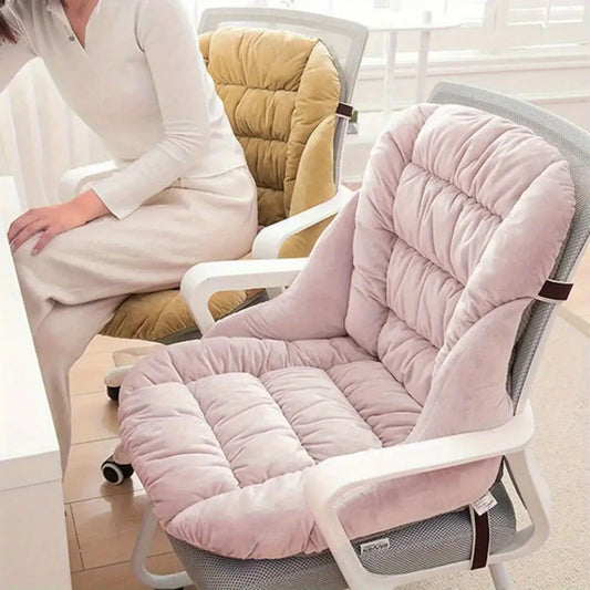 Ergonomic Office Chair Cushion with Integrated Backrest