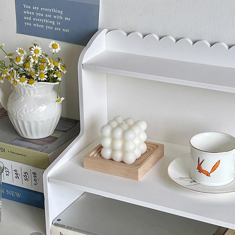 Double Layer Storage Rack, Desktop Organizer Shelf