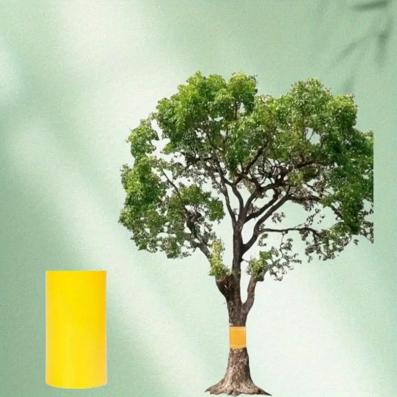 1 Roll Bright Yellow Self-Adhesive Tree Tape
