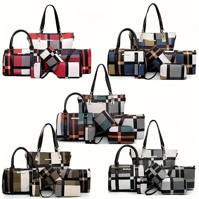 6pcs/set Large Capacity Shoulder Bag