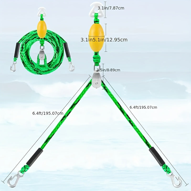1100lb Heavy-Duty Self-Centering Boat Tow Harness