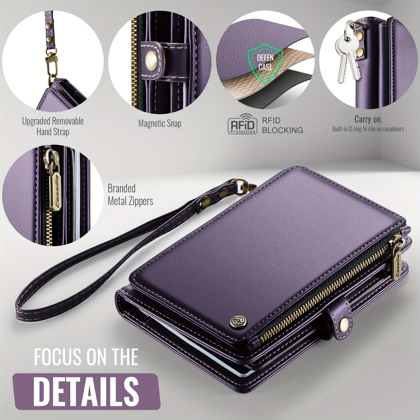 Portable Multi-card Credit Card Passport Case