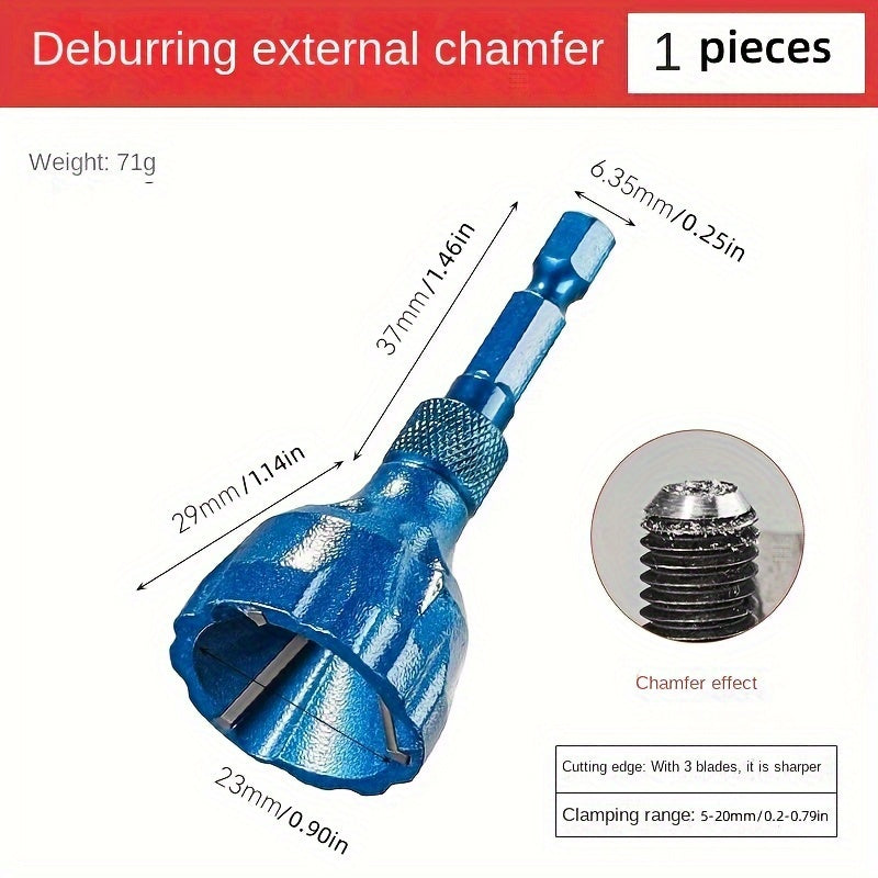 4pcs Steel Screw Deburrer Tool